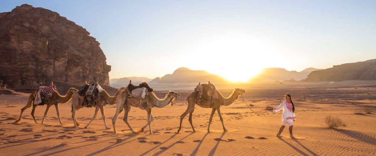 Wadi Rum Wüste Kameltour