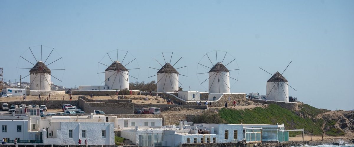 Windmühlen von Mykonos Kato Mili