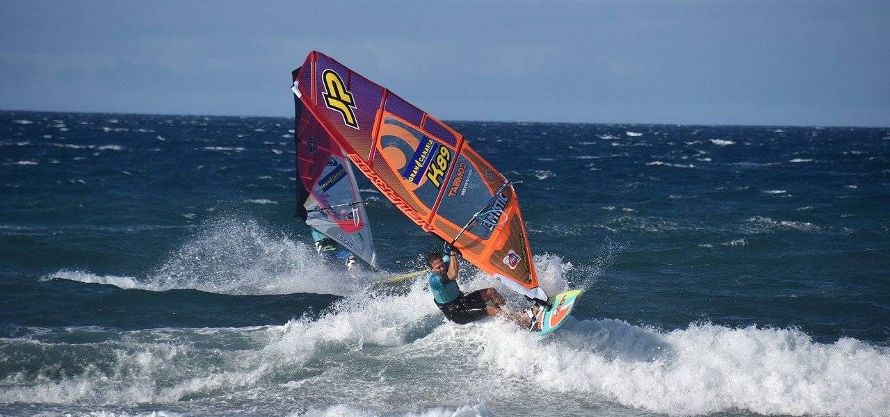 Windsurfer vor Gran Canaria