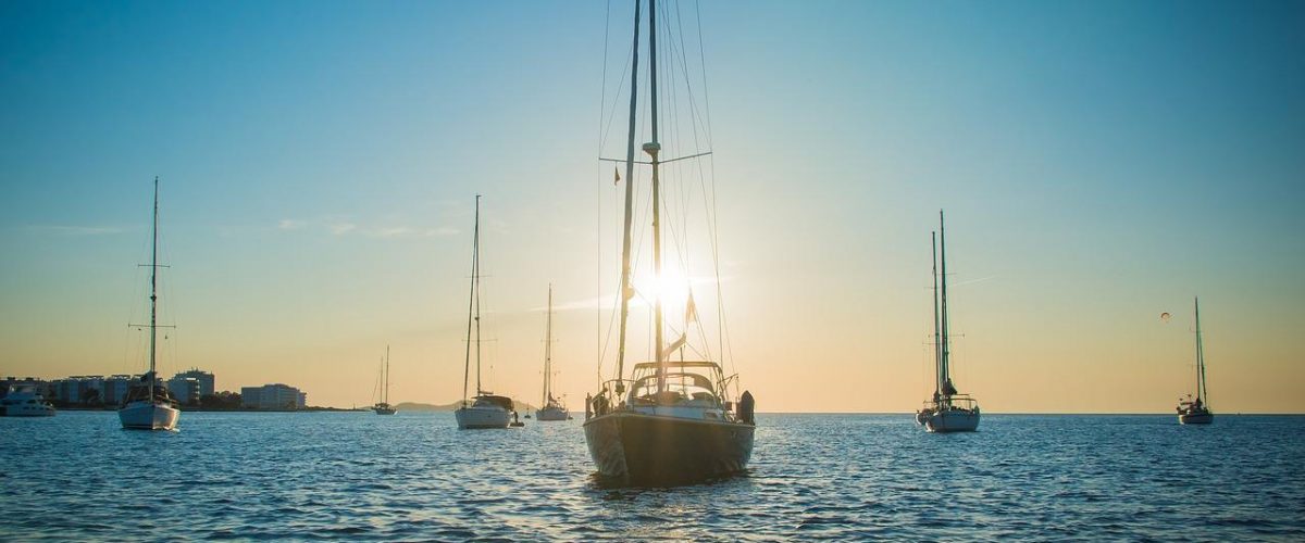 Yachten Ibiza Sonnenuntergang